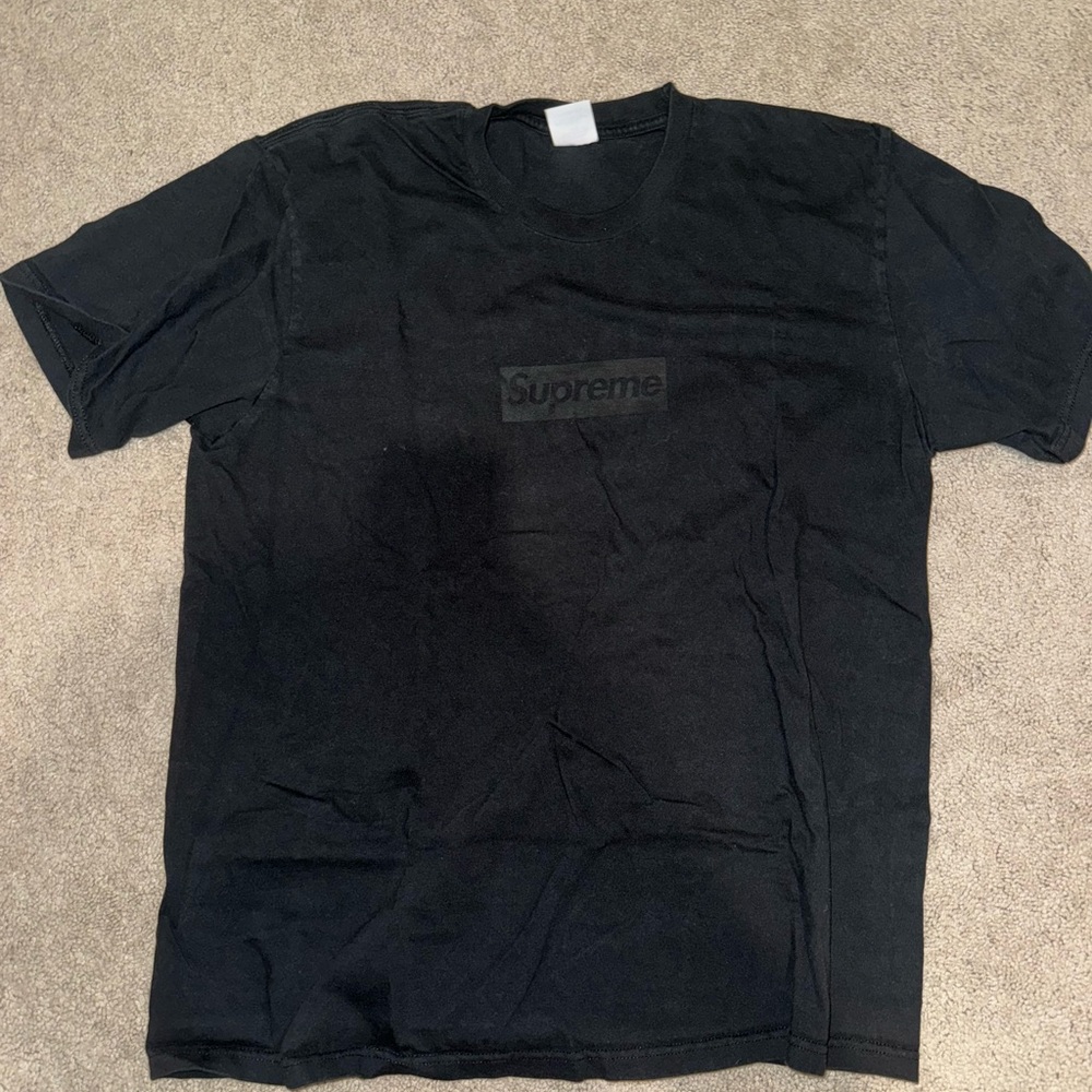 Supreme Black Box Logo Size Large